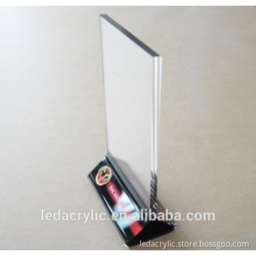 Acrylic Table Top Sign Holder Display